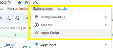 utilización de chatgpt para implementar scripts en google sheets